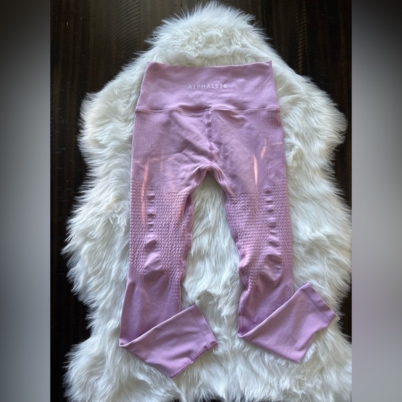 Alphalete AMPLIFY CONTOUR LEGGING Women's Seamless Scrunch Legging size medium - Picture 7 of 8